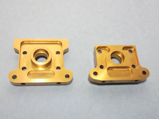 絶版　希少　クロス製　京商　GP10　用　前後　アルミ　バルクヘッドプレート　中古品　