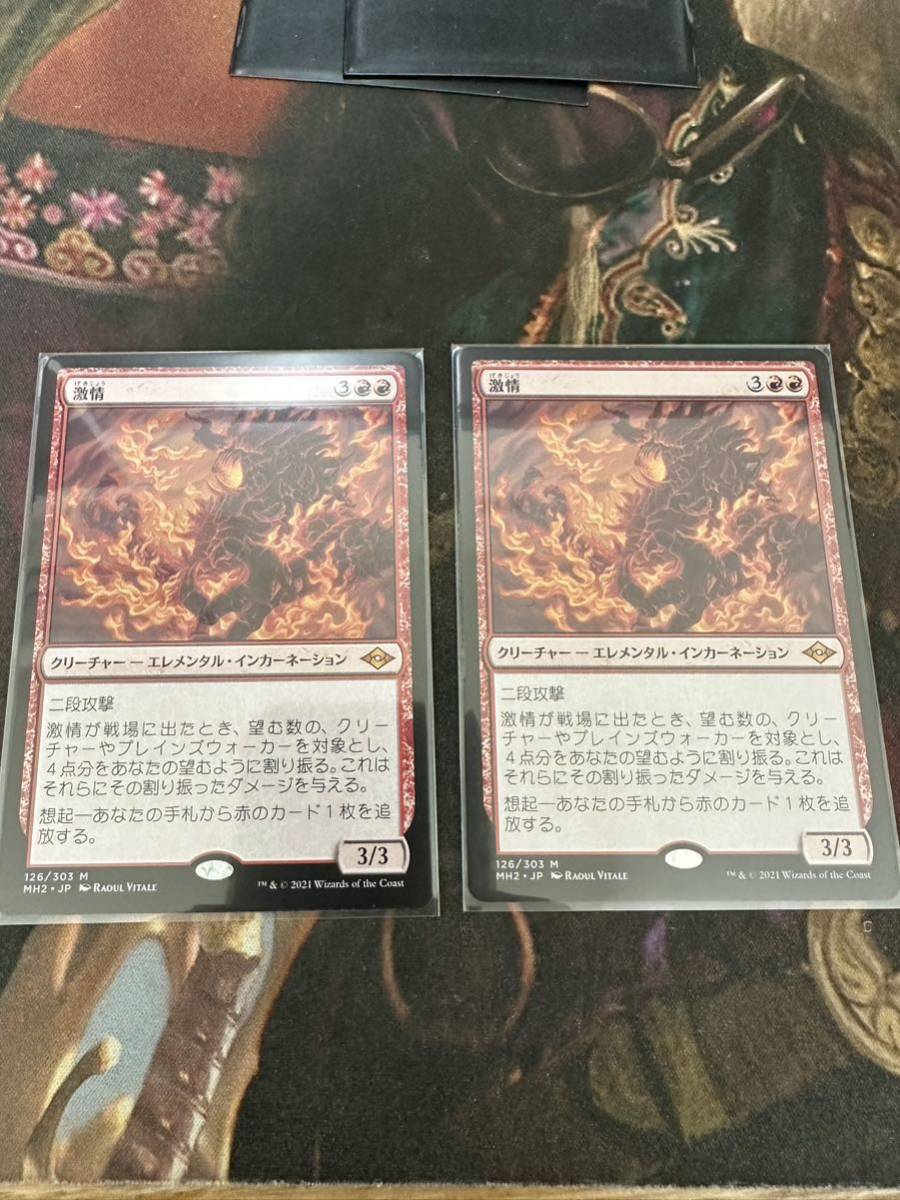 激情 日本語版 激情⁄Fury MTG イフリート 英語版 2枚セット ⁄ - MTG