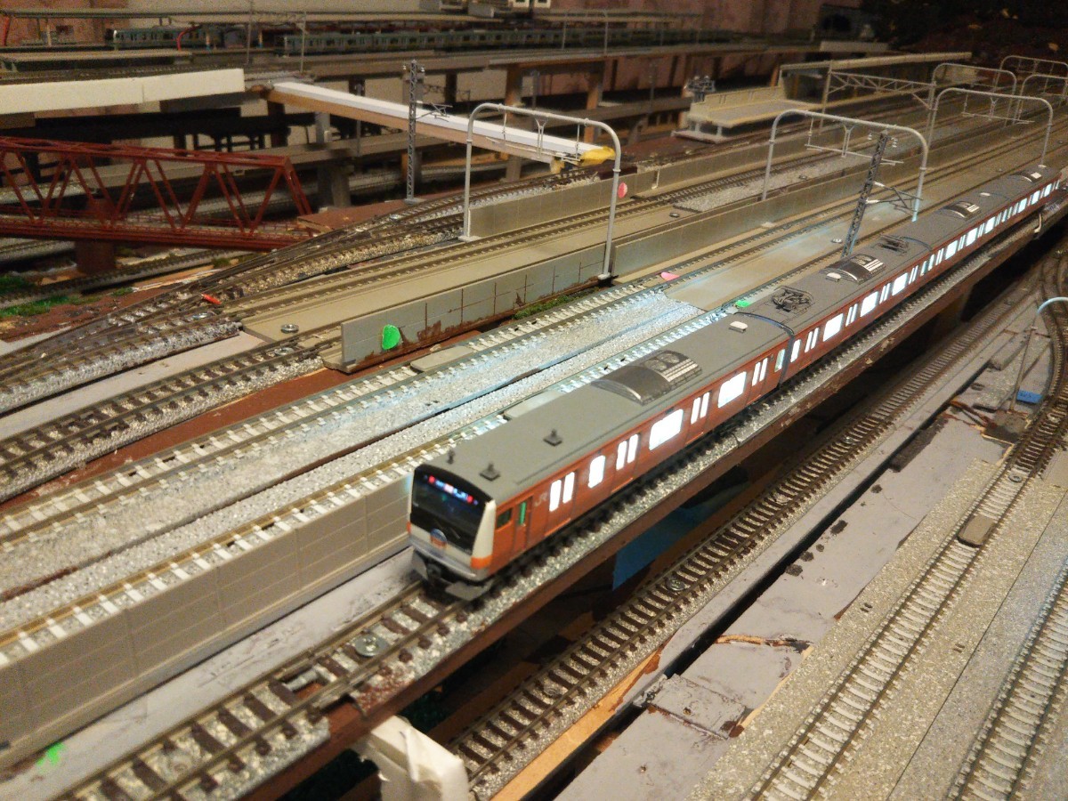 KATO E233系中央線開業130周年ラッピング編成室内灯付き美品 KATO