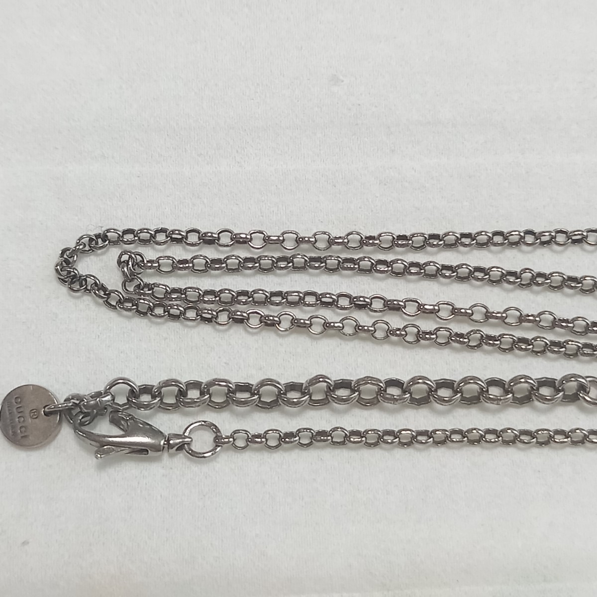 1円 2個セット GUCCI グッチ インターロッキングG ペンダント 