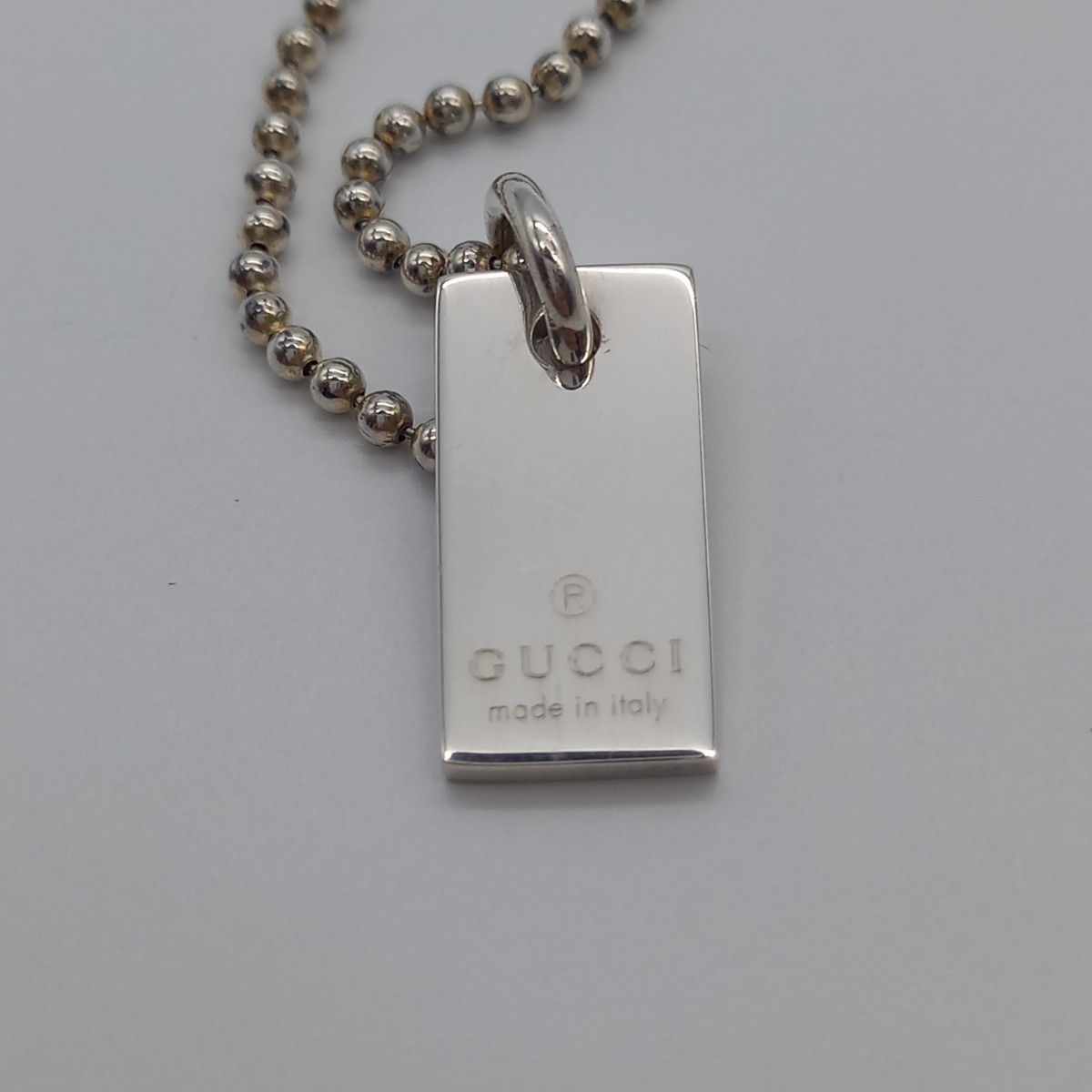 1円 2個セット GUCCI グッチ インターロッキングG ペンダント 