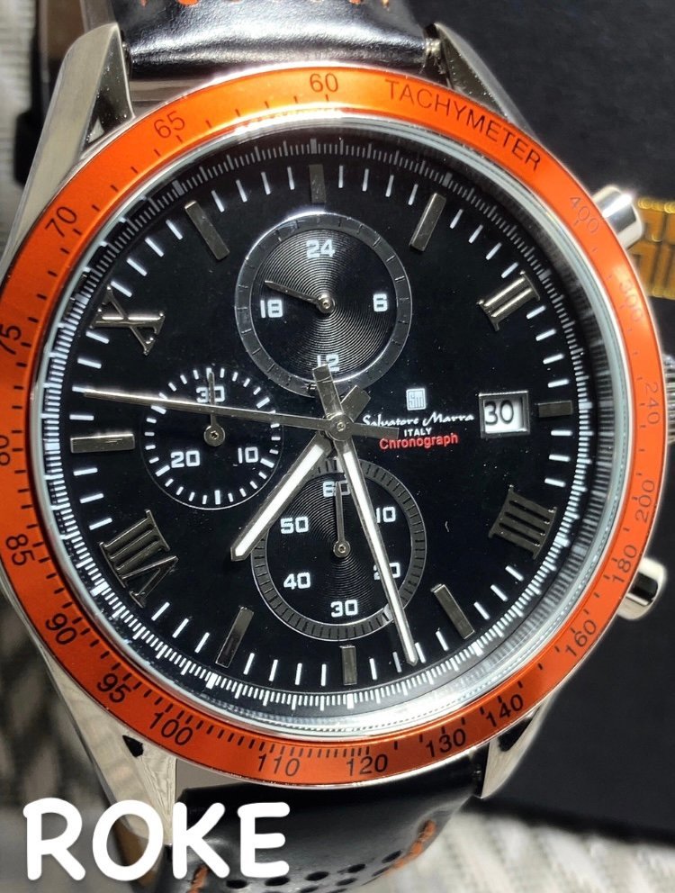 新品 正規品 腕時計 Salvatore Marra サルバトーレマーラ メンズ 男性 クオーツ 10気圧防水 タキメーター クロノグラフ プレゼント ギフト