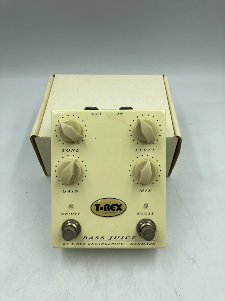 T・REX BASS JUICE Bass Distortion BY T-REX ENGINEERING-DENMARK チューナー ギター ベース 楽器 中古 現状品 動作未確認 B-1000‐２