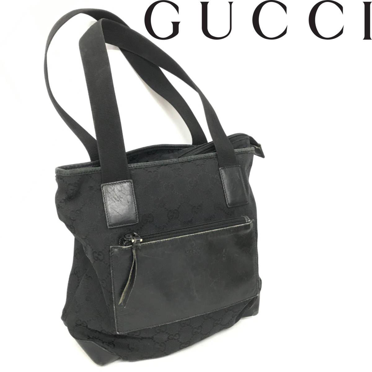 BNC10/70 GUCCI グッチ ミニトート 鞄 ハンドバック レザー GG 