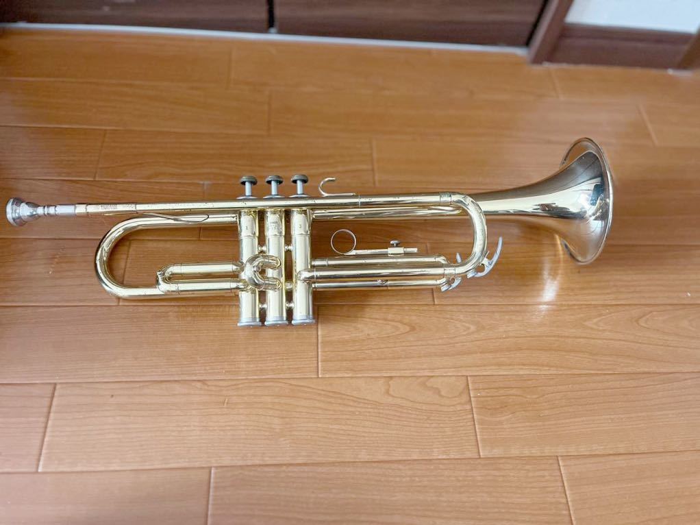 YAMAHA YTR-235 トランペット ケース マウスピース付 動作確認済 トランペット ヤマハ YTR-235 YAMAHA 楽器、器材 ハードケース付
