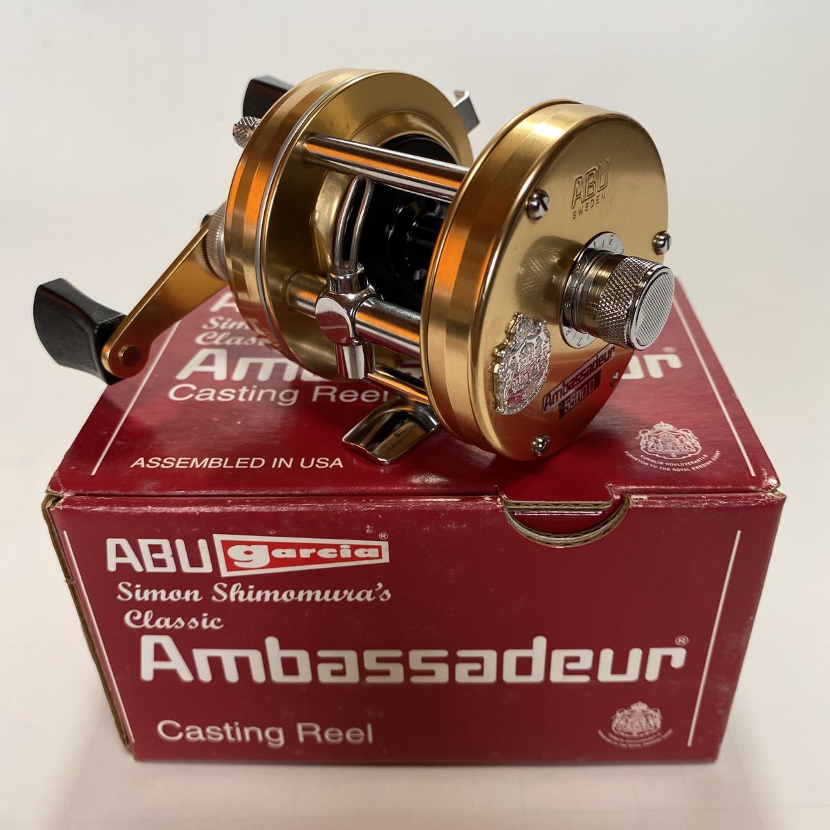 希少 ABU Ambassadeur 5500 シャンパンゴールド サイモン