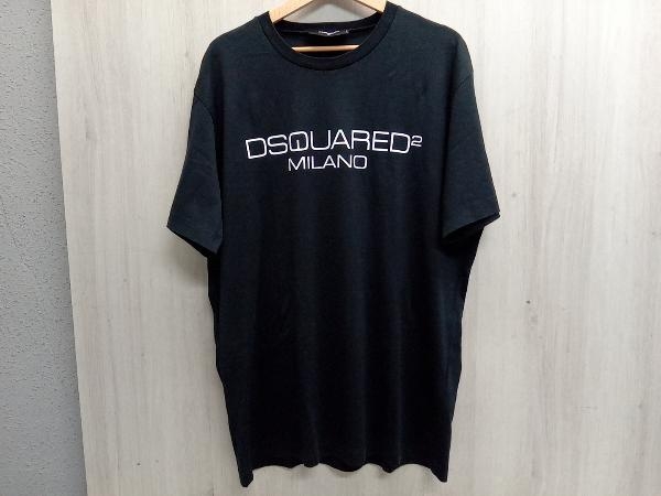 DSQUARED2 ディースクエアード メンズ 半袖Tシャツ / サイズ XL / ブラック 夏