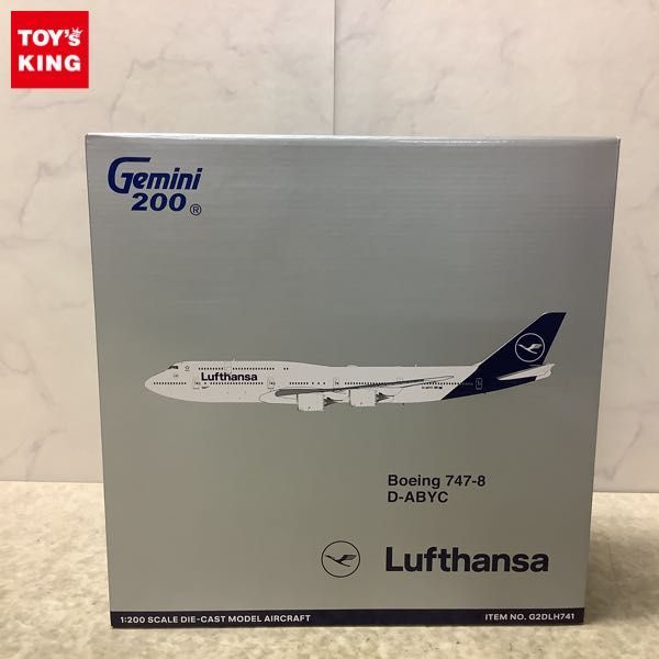 1円〜 Gemini200 1/200 B747-8 D-ABYC ルフトハンザ航空(民間航空機 