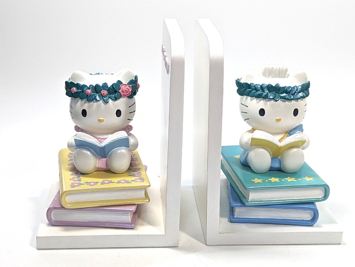 ハローキティ キティちゃん　ダニエル　ブックスタンド　ブックエンド　本立て　置物　サンリオ 当時物　自宅保管品　元箱はありません