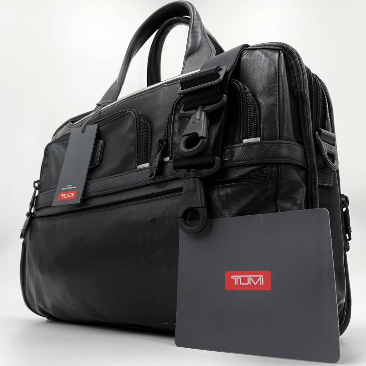 TUMI トゥミ オールレザー ビジネスバッグ 希少 極美品] TUMI トゥミ