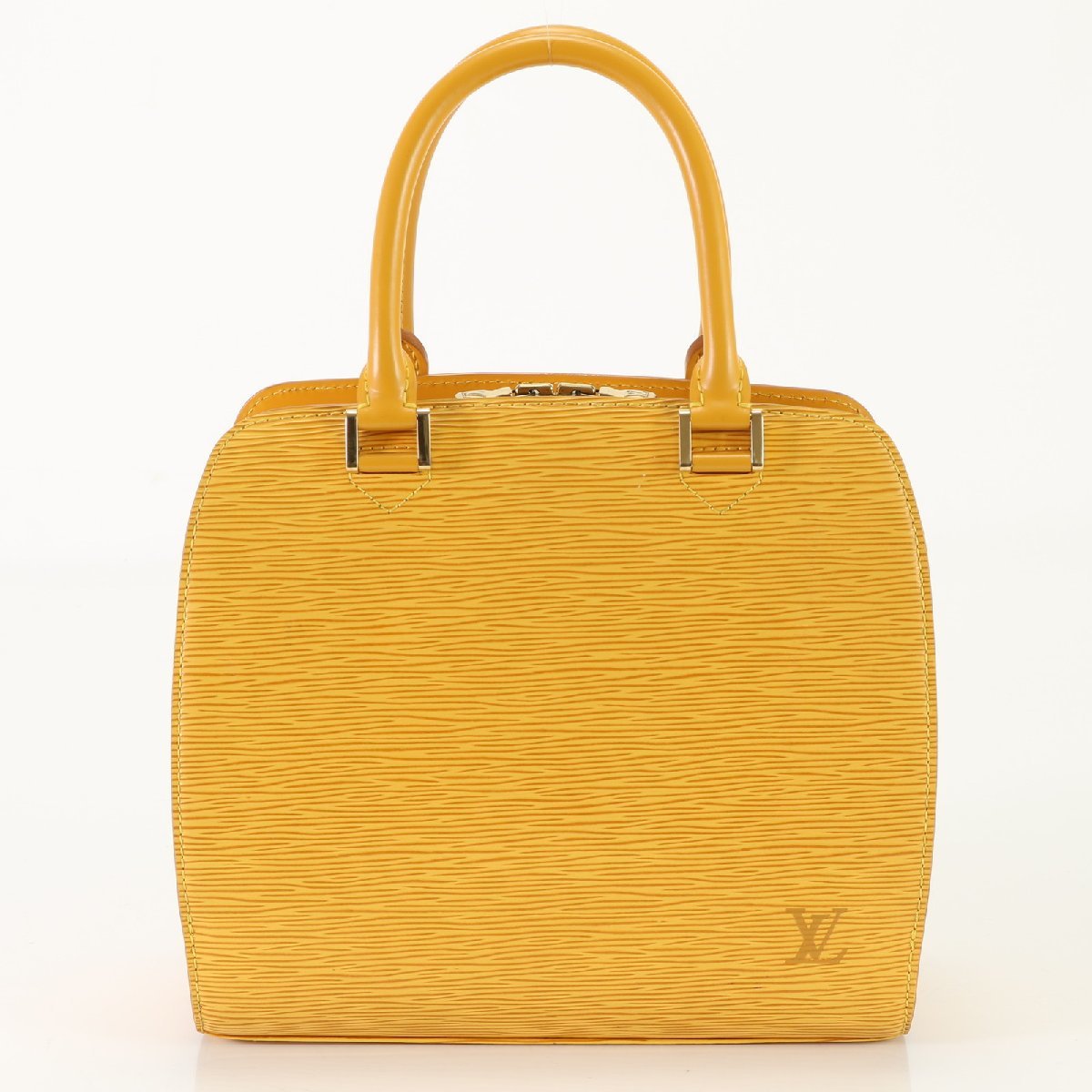 ■1円■極美品■ルイヴィトン■エピ レザー■ポンヌフ■M52059■ハンドバッグ トート タッシリイエロー ショルダー レディース TET D19-3