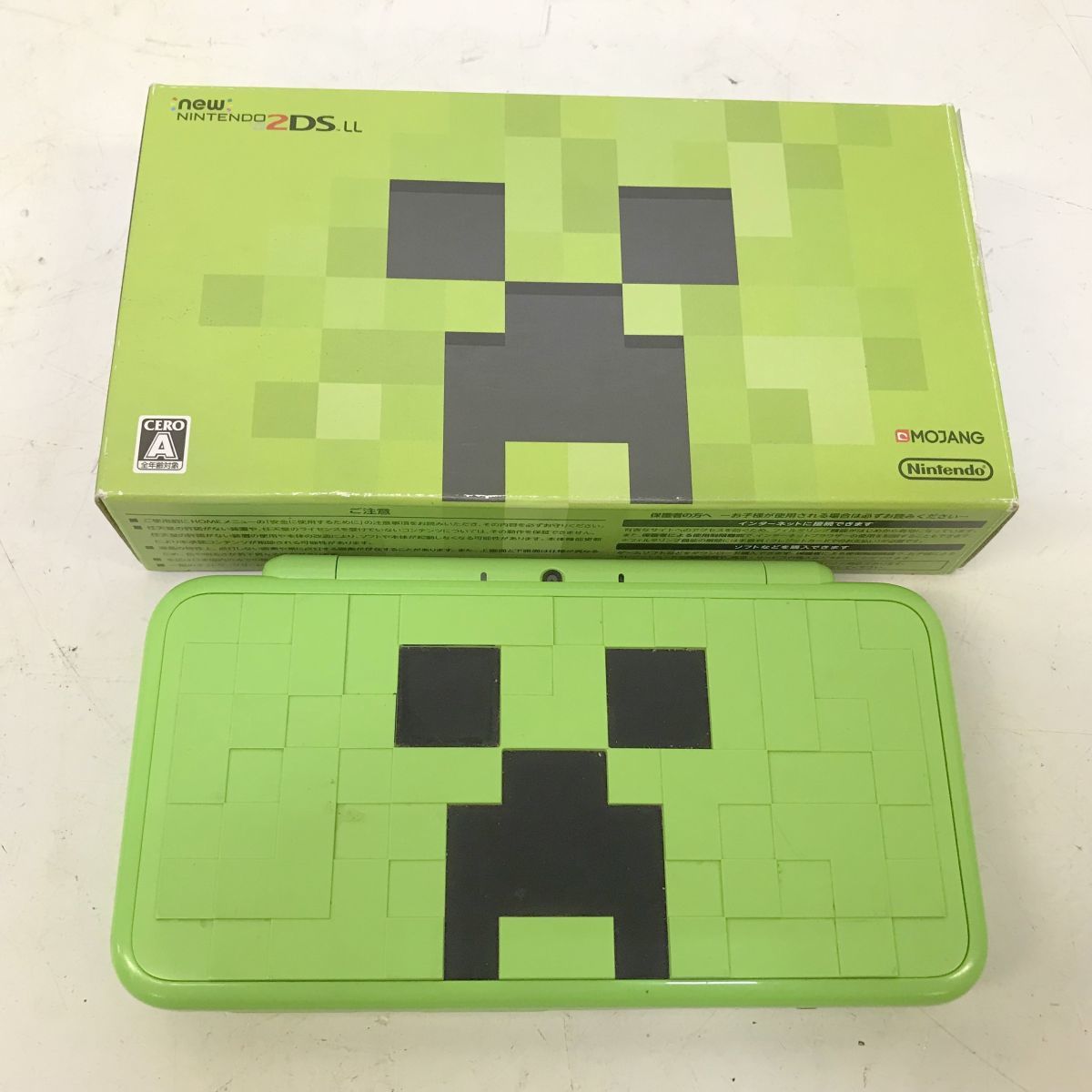 マイクラ 任天堂 2DSLL本体 クリーパー （新品保管品 New Nintendo 2DS 