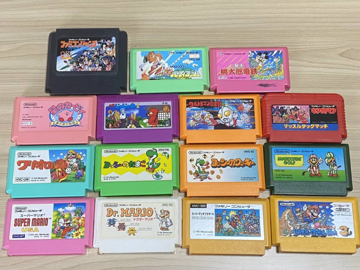 FC カセット 15本セット スーパーマリオ マリオUSA キン肉マン 
