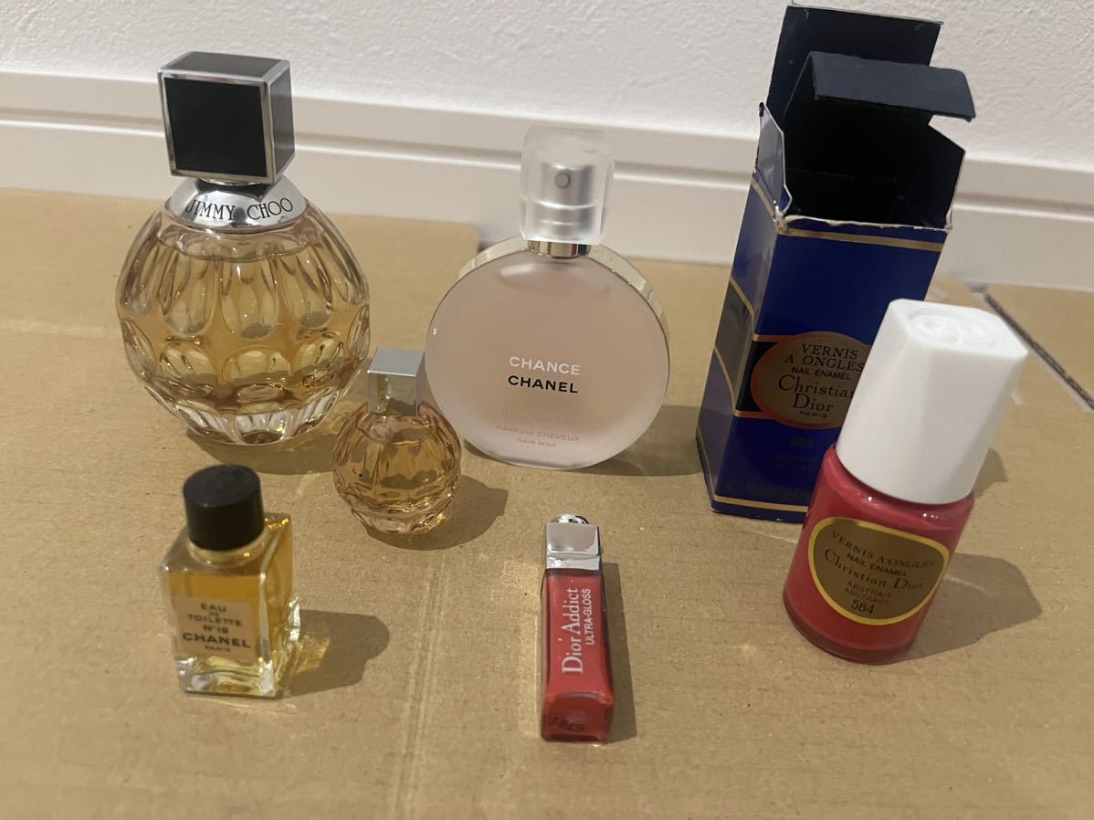 ▽ CHANEL JIMMY CHOO Dior 香水 ヘアミスト ネイル マニキュア リップ グロス デパコス まとめ