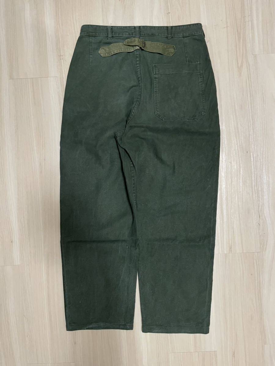 スウェーデン軍 Army Pants イギリス軍 Green Denim グリーンデニム 