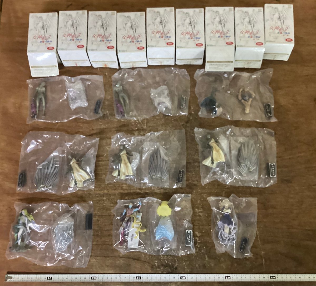 TT-151 ■送料込■女神転生 悪魔召喚録 メアリ ネコマタ ロキ 第三集 人形 フィギュア 壽屋 6種 レトロ 370g 9個●まとめて/くGOら