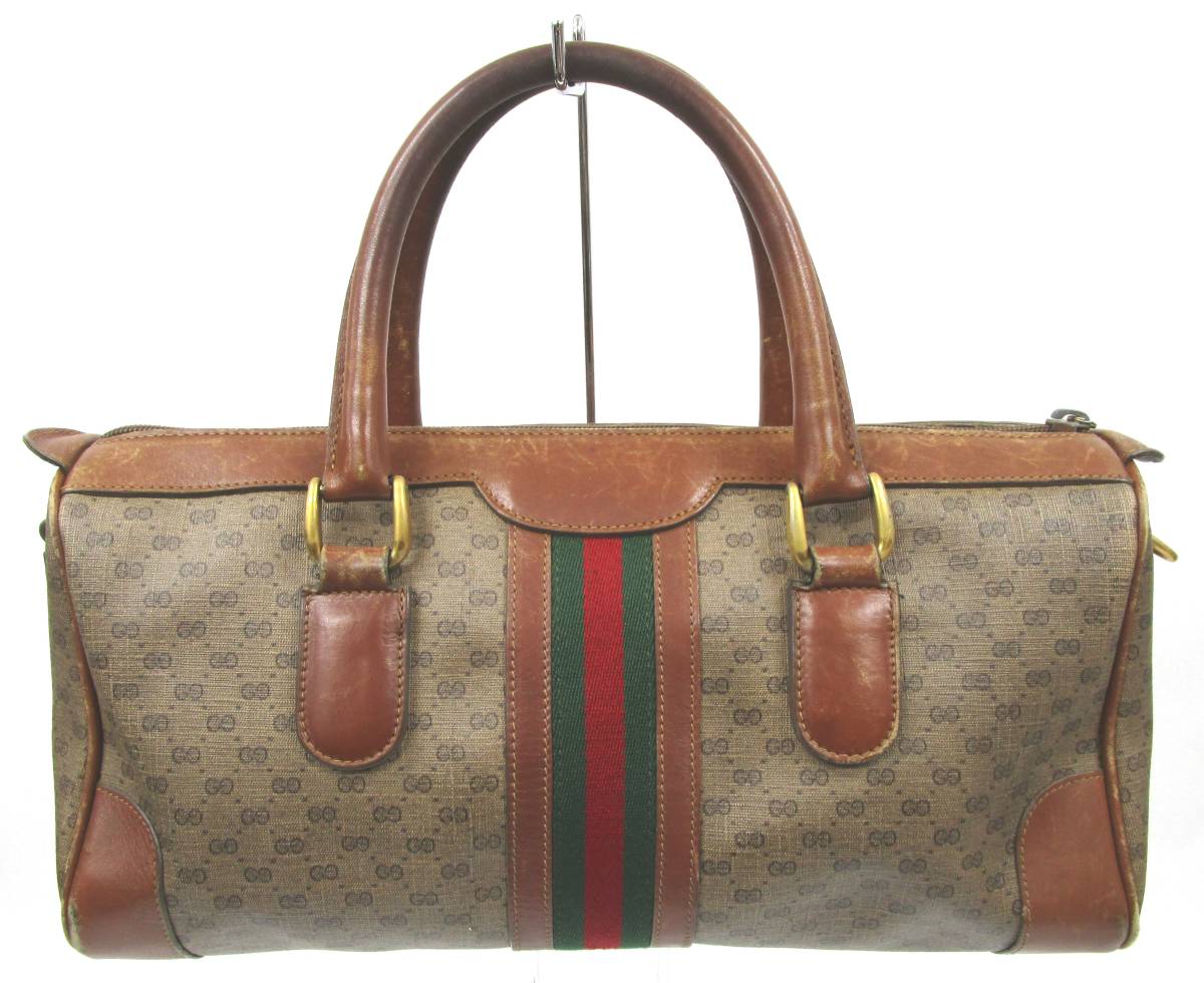 GUCCI グッチ オールドグッチ ミニボストンバッグ GGスプリーム