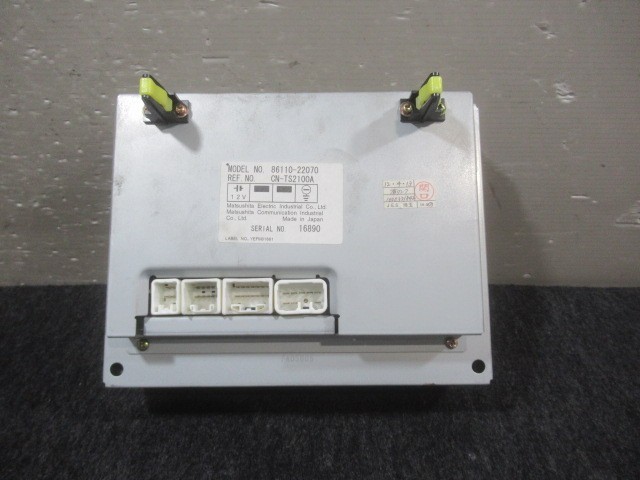 41565 JZX110 ヴェロッサ 前期 純正 マルチビジョン 86110-22070