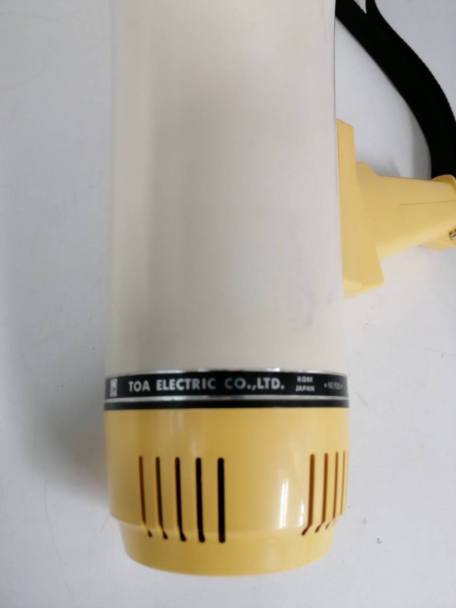 h4028 TOA トランジスターメガホン 拡声器 ER-332S 通電確認済み 昭和
