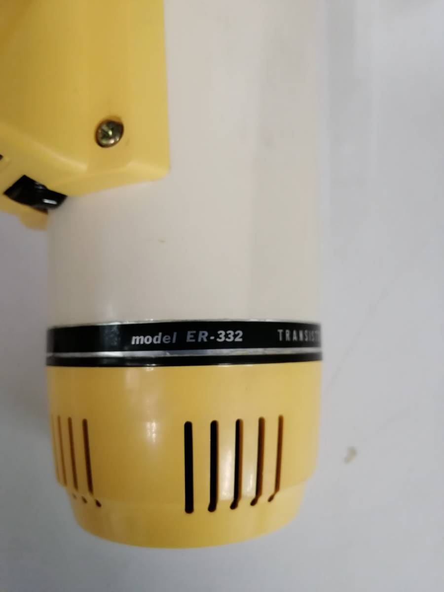 h4028 TOA トランジスターメガホン 拡声器 ER-332S 通電確認済み 昭和