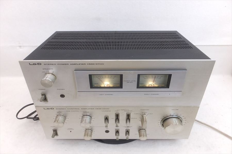 ▽ Lo-D ローディー HCA-4500 HMA-3700 コントロールアンプ 中古 現状