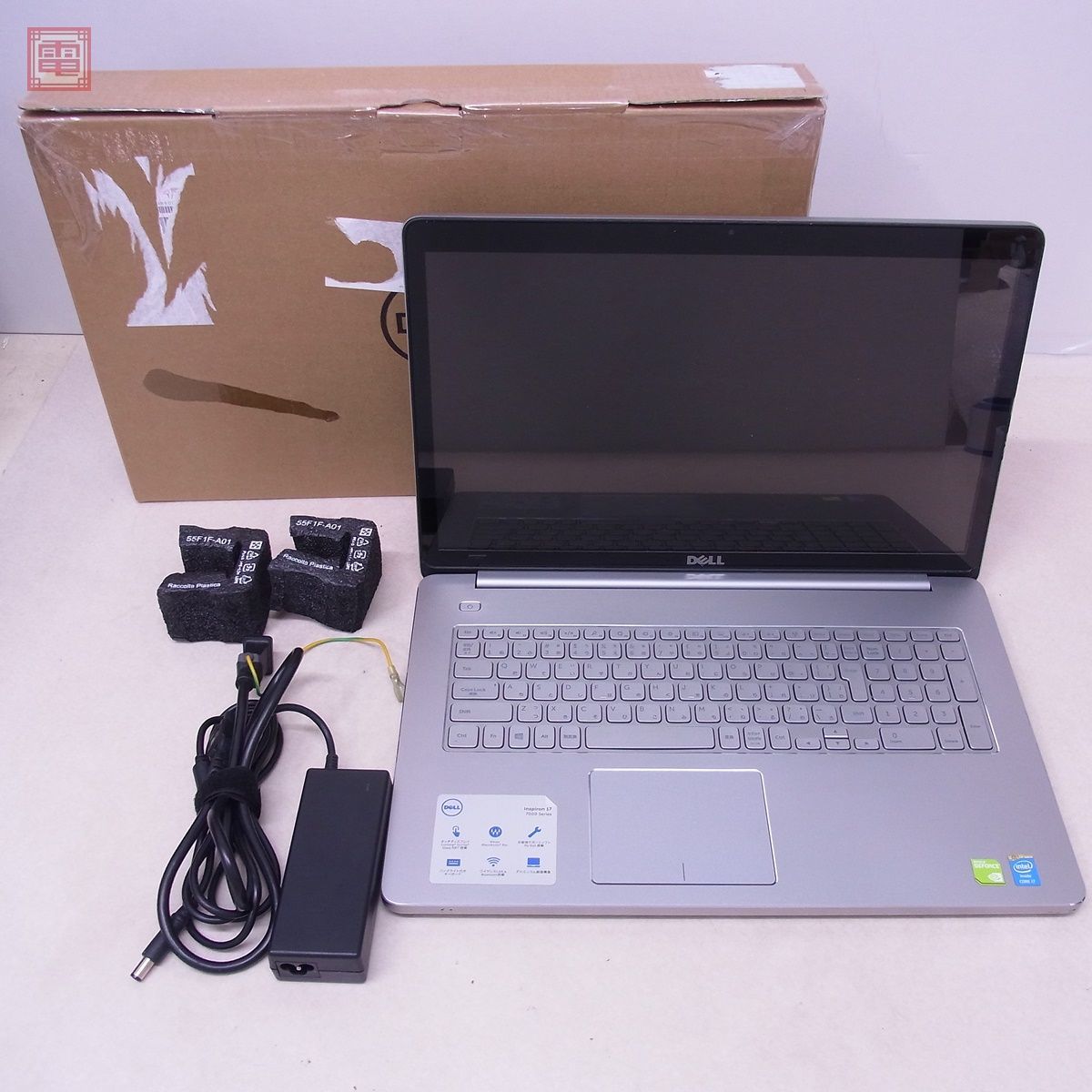 DELL Inspiron 17 7000シリーズ 7737 本体 (i7 1.80GHz/メモリ 16GB/HDD 1TB 初期化済) BIOS起動のみ確認 箱付 ジャンク【40