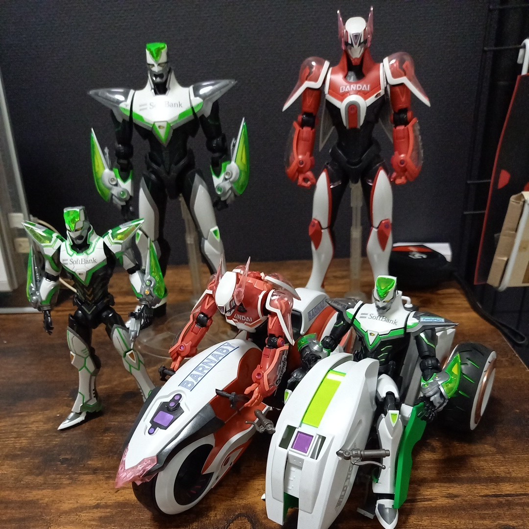 TIGER&BUNNY MG figure-rise 6 完成品 プラモデル 6体セット 現状品