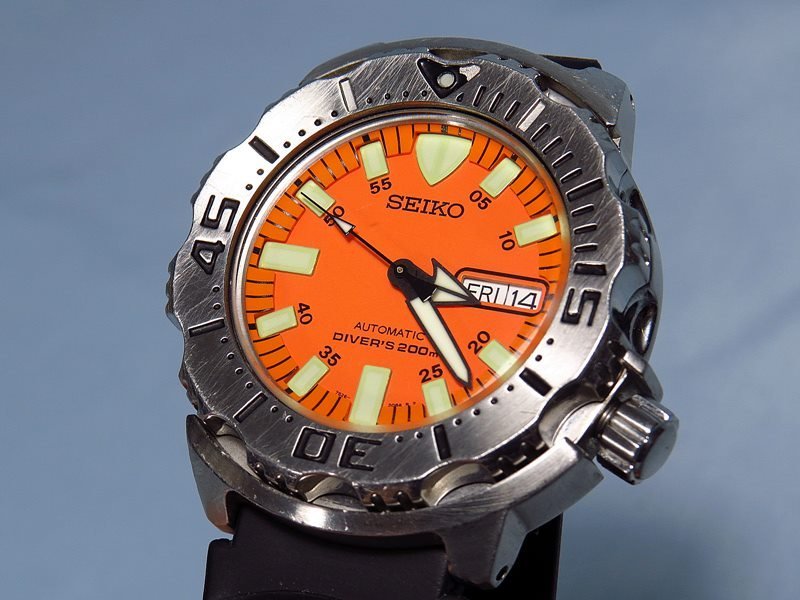 7S26-0350 Seiko - Monster Black Automatic 200m | SEIKO Diver 0350 