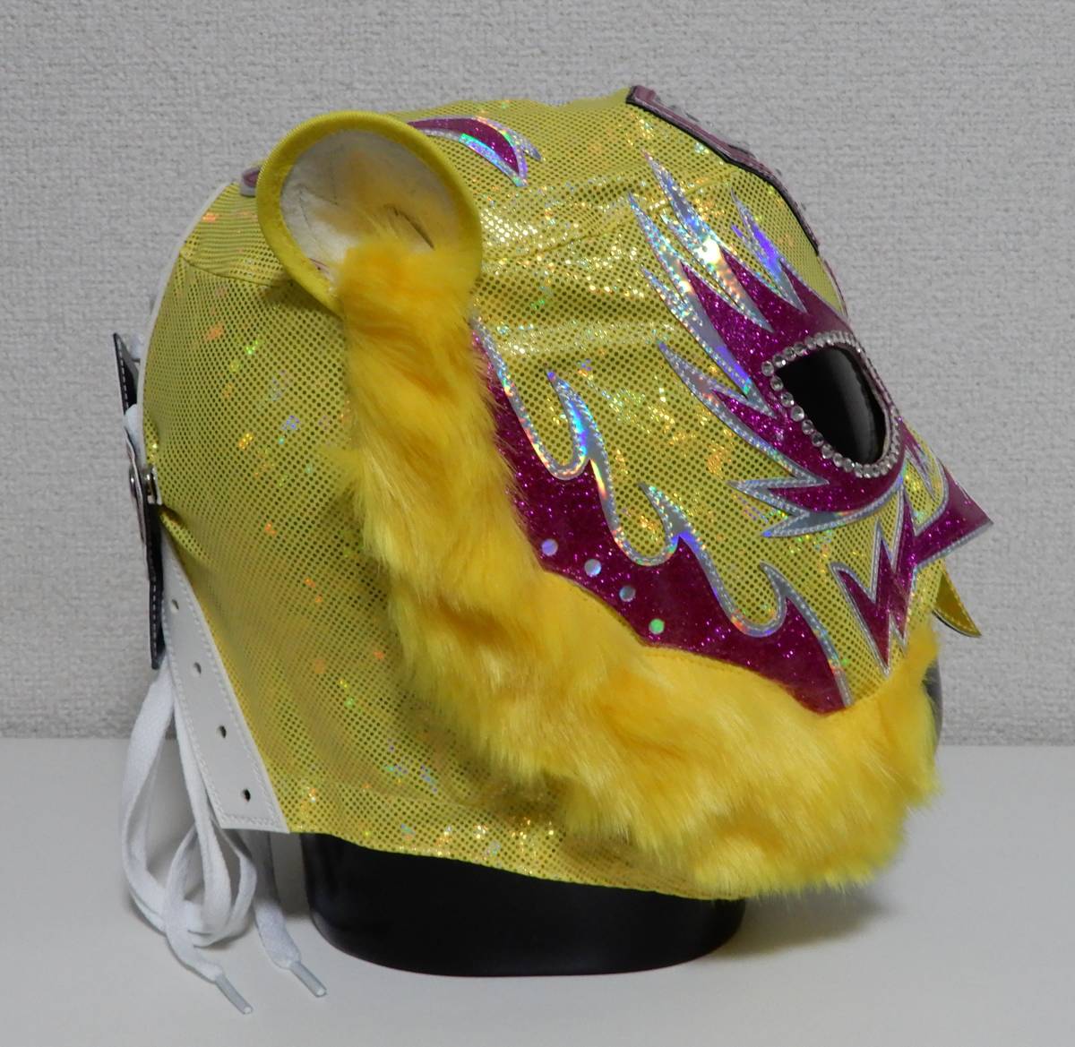 スターライト・キッド 黄白ハーフ ハイグレード・セミプロマスク 新品 