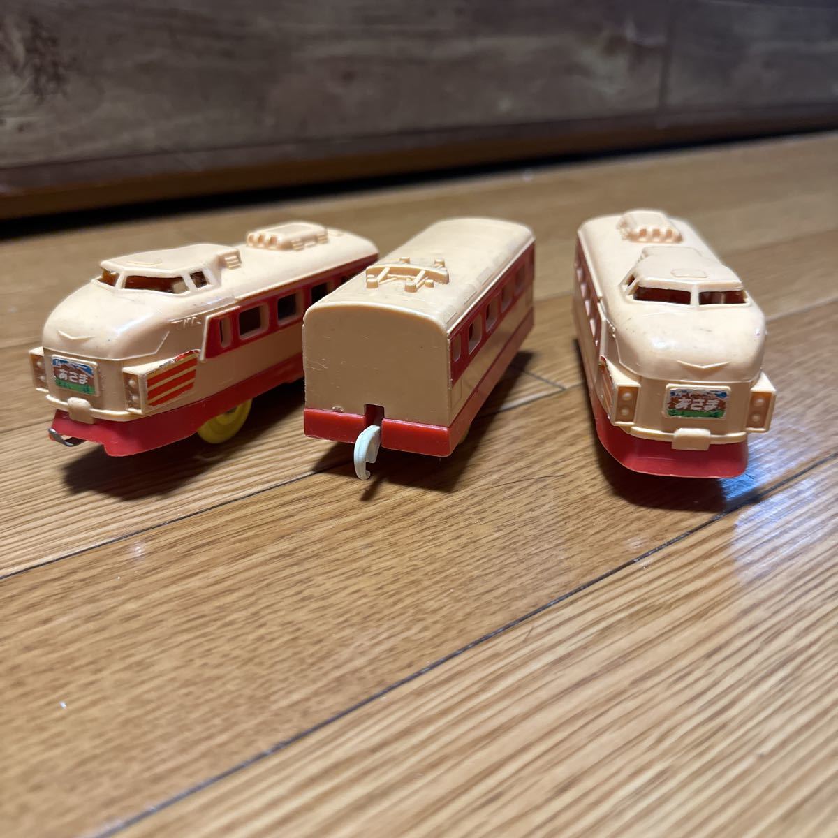 現状品 当時物 初期プラレール ボンネット特急 あさま 2車両のみ 現状