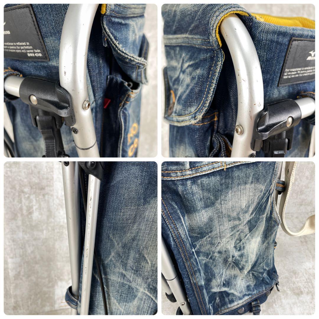 超希少｜即完売 ミズノ フレームウォーカー 柔 キャディバッグ 柔道着素材