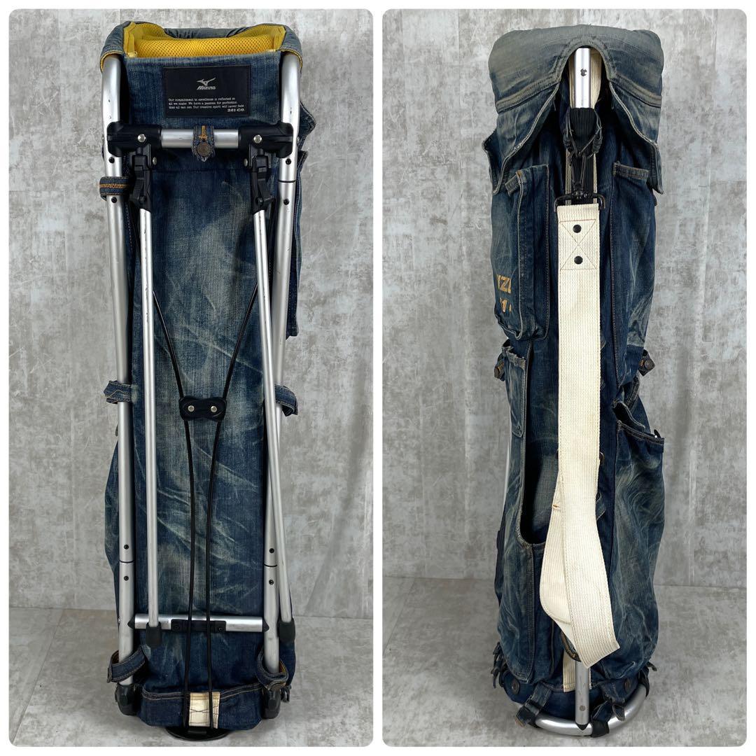 超希少｜即完売 ミズノ フレームウォーカー 柔 キャディバッグ 柔道着素材