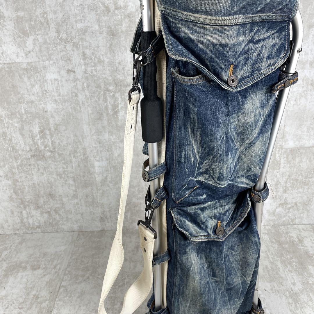 超希少｜即完売 ミズノ フレームウォーカー 柔 キャディバッグ 柔道着素材