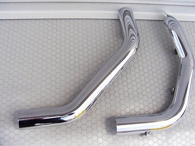 ◎スポーツスター 純正 エキゾーストシールド 1（'14～ クローム