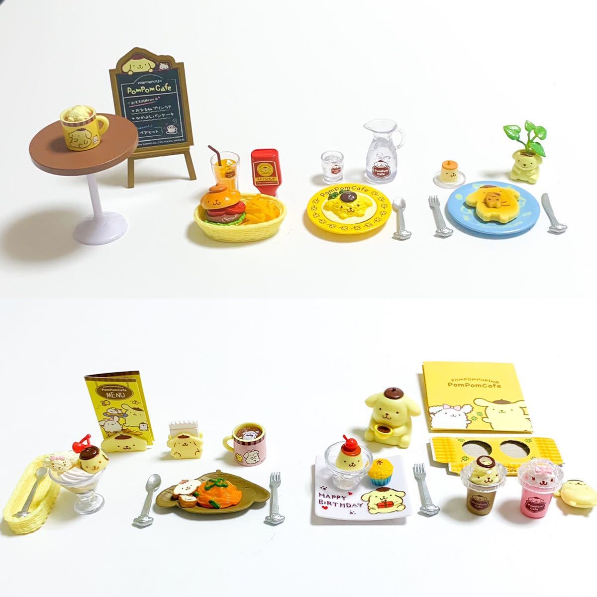 リーメント「ポムポムプリン ポムポムカフェ」開封済みフルコンプ ＋
