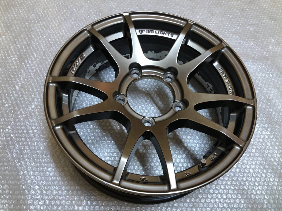 jb64 RAYS グラムライツ くく 57JV 139.7 5.5J +20 4本