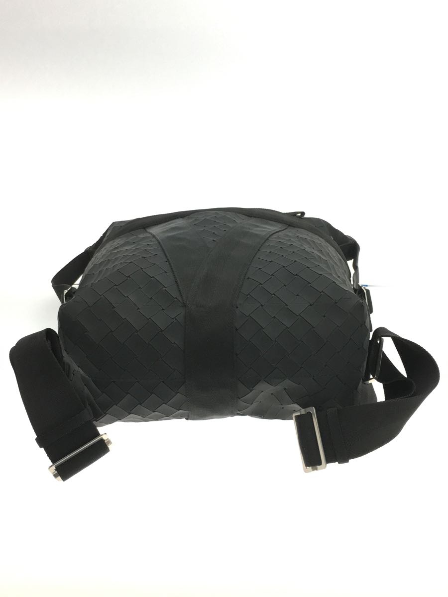 BOTTEGA VENETA◇ニューラバー/リュック/-/BLK/無地 ニューラバー 黒
