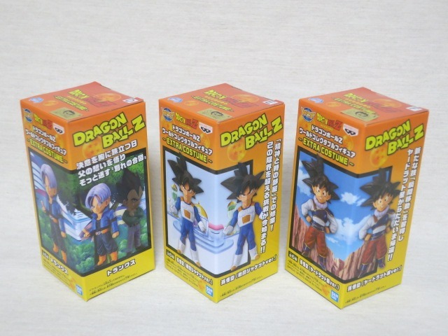 ドラゴンボールZ WCF EXTRA COSTUME 全6種 悟空 悟飯 ベジータ トランクス 戦闘ジャケット ヤードラット服 コレクタブル フィギュア EXTRA Z ワーコレ