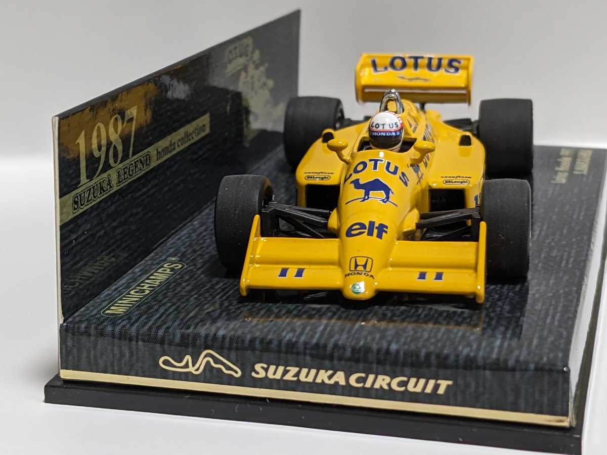 中嶋悟氏直筆サイン、鈴鹿レジェンドパッケージ】1/43 ロータス