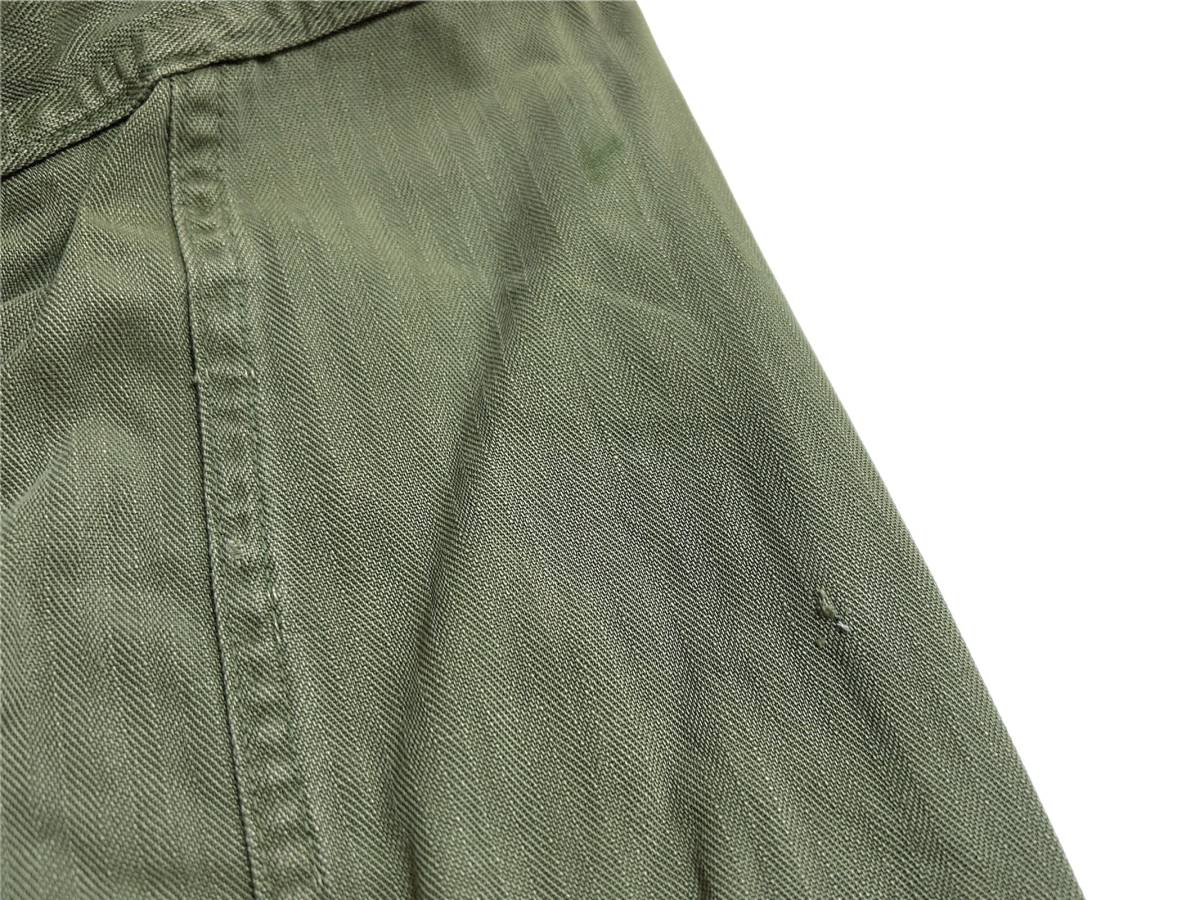ジャケット・アウター 40s U.S.ARMY M-43 HBT Jacket 希少 13スターボタン【40s ビンテージ US ARMY M-47 HBT ヘリンボーン