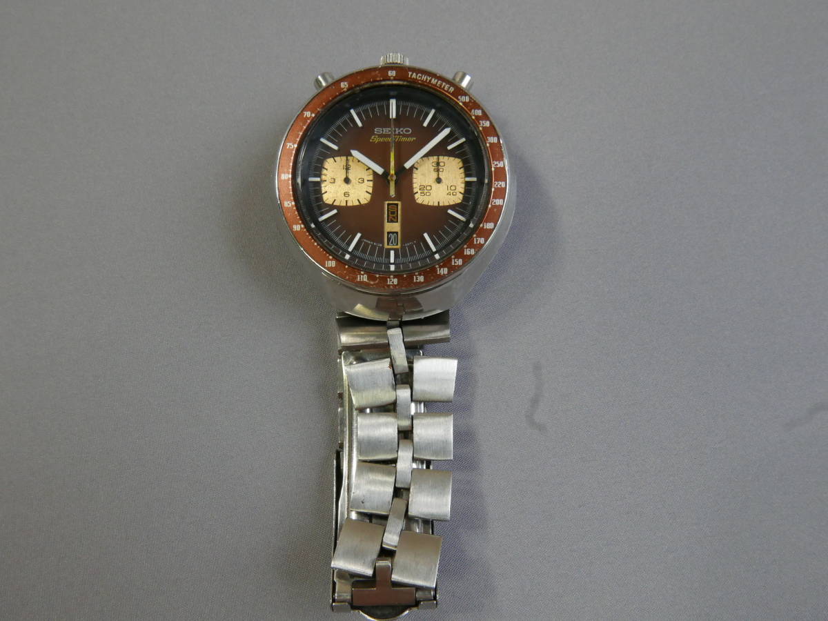 SEIKO Speed-Timer 茶馬 セイコー スピードタイマー 茶馬 セイコー スピードタイマー セイコー&frasl;スピードタイマー茶馬&frasl;6138-0040&frasl;腕時計&frasl;メンズ TIMER（茶ウマ／1976年） Speed-Timer