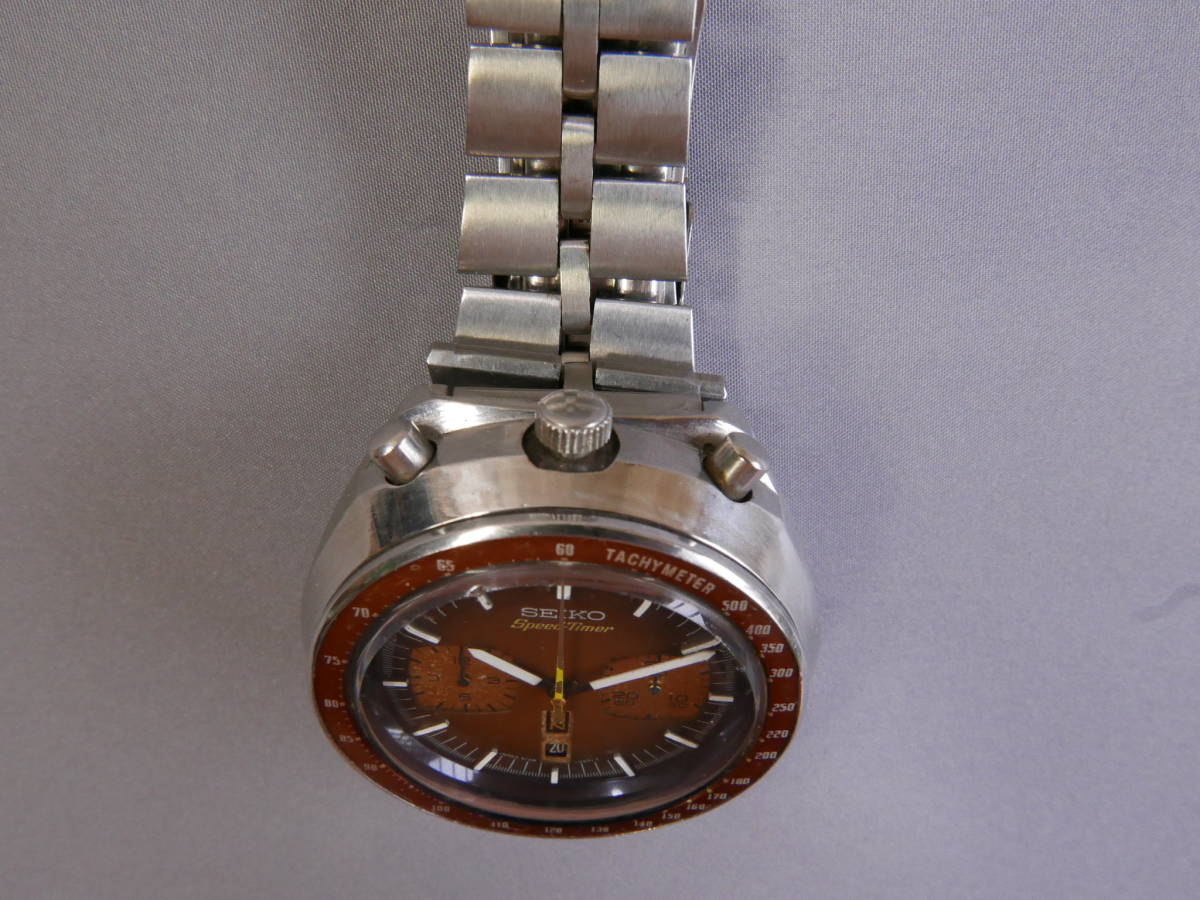 SEIKO Speed-Timer 茶馬 セイコー スピードタイマー 茶馬 セイコー スピードタイマー セイコー&frasl;スピードタイマー茶馬&frasl;6138-0040&frasl;腕時計&frasl;メンズ TIMER（茶ウマ／1976年） Speed-Timer