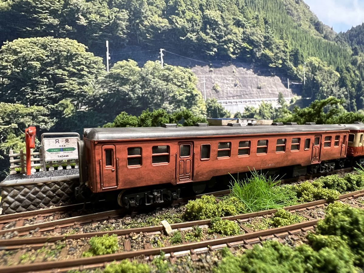 Nゲージ・ジオラマ展示台海辺の無人駅