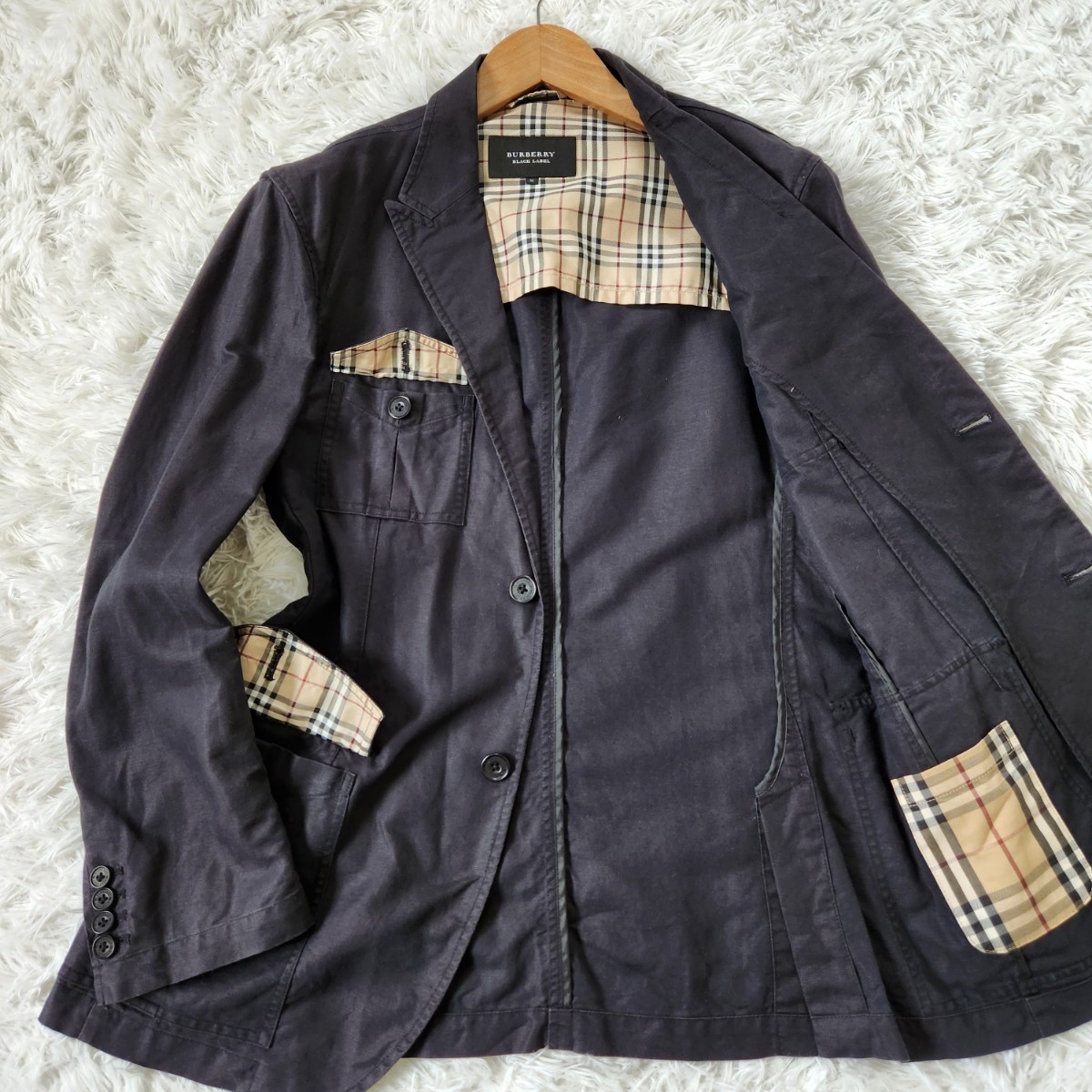 BLACK BURBERRY LABEL バーバリーブラックレーベル M ブラックレーベル 