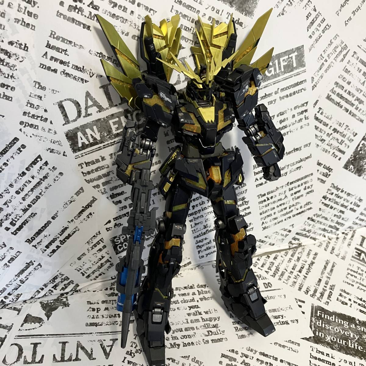 RG ユニコーンガンダム2号機 バンシィノルン 塗装済 完成品 ジャンク 