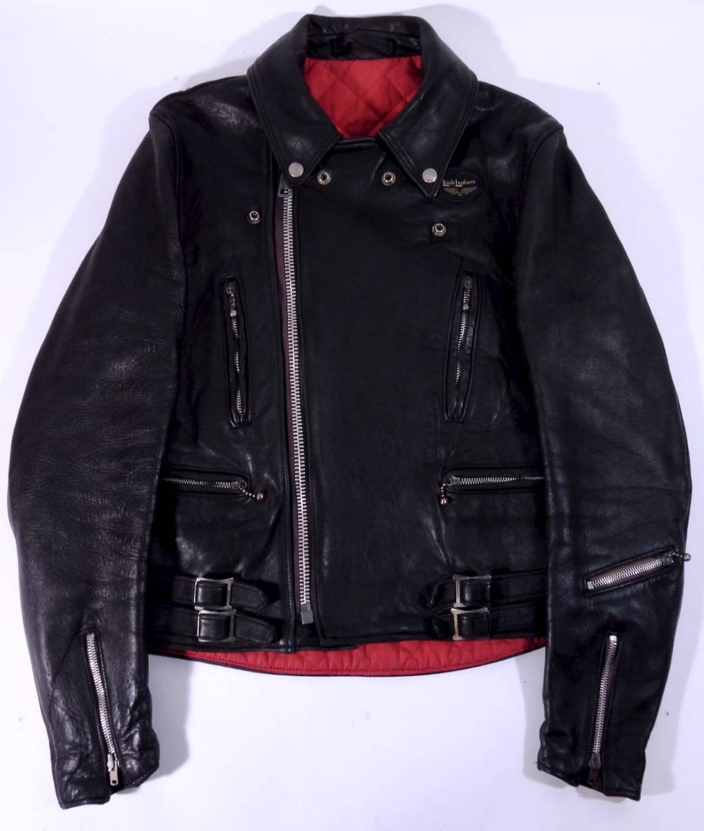 極上革質 70年代 ルイスレザー ヴィンテージ ライトニング 希少38 貴重 