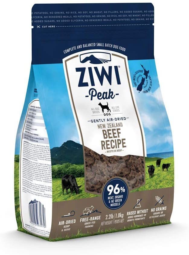 ZIWIジウィピーク エアドライ ドッグフード NZ グラスフェッドビーフ