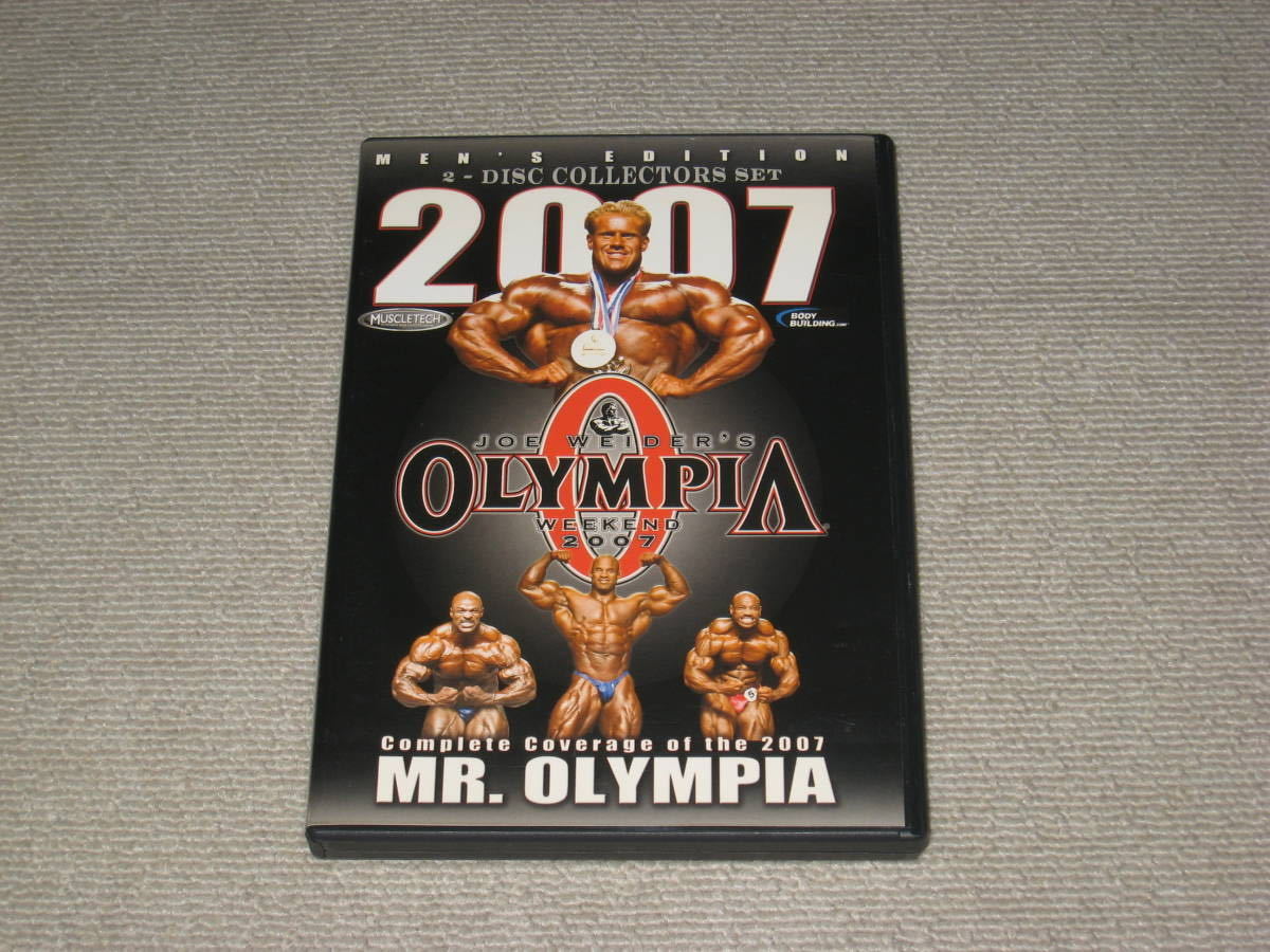 DVD/2枚組「THE 2007 MR. OLYMPIA」ボディビル/トレーニング/ジェイ