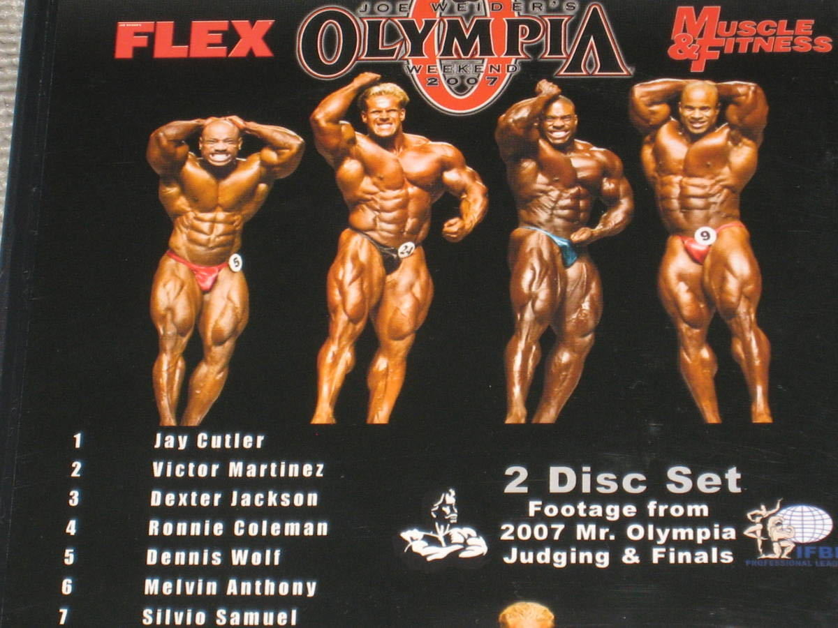 DVD/2枚組「THE 2007 MR. OLYMPIA」ボディビル/トレーニング/ジェイ