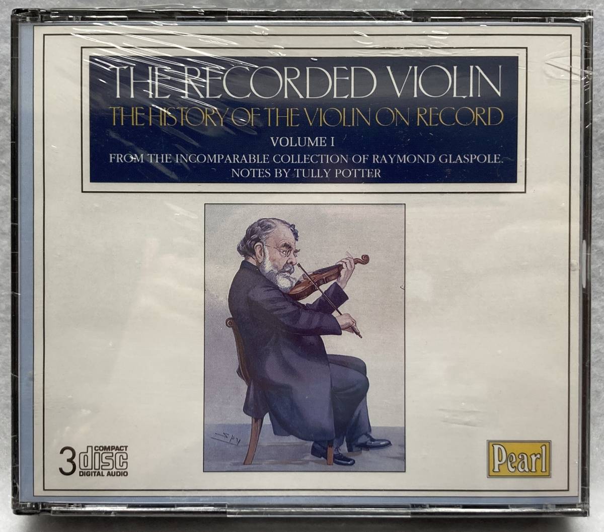 未開封 THE RECORDED VIOLIN - VOL.1 (3CD) THE HISTORY OF THE VIOLIN ON RECORD クラシック CD Pearl パール